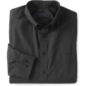 imageKingSize Mens Big ampamp Tall Tall WrinkleFree ButtonDown Collar Dress ShirtBlack