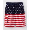 imageKingSize Mens Big ampamp Tall 8quot Printed Cargo Swim TrunksStars and Stripes