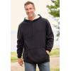 imageKingSize Mens Big ampamp Tall SherpaLined Thermal Waffle Pullover HoodieHeather Bordeaux