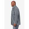 imageKingSize Mens Big ampamp Tall Tall The NoTuck Casual ShirtGrey Geo