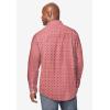 imageKingSize Mens Big ampamp Tall Tall The NoTuck Casual ShirtRed Geo