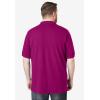 imageKingSize Mens Big ampamp Tall ShrinkLess Classic Cotton Polo ShirtDark Magenta
