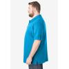 imageKingSize Mens Big ampamp Tall ShrinkLess Classic Cotton Polo ShirtElectric Turquoise