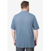 imageKingSize Mens Big ampamp Tall ShrinkLess Classic Cotton Polo ShirtHeather Blue