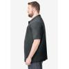 imageKingSize Mens Big ampamp Tall ShrinkLess Classic Cotton Polo ShirtHeather Charcoal