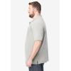 imageKingSize Mens Big ampamp Tall ShrinkLess Classic Cotton Polo ShirtHeather Grey