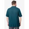 imageKingSize Mens Big ampamp Tall ShrinkLess Classic Cotton Polo ShirtHeather Midnight Teal