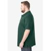 imageKingSize Mens Big ampamp Tall ShrinkLess Classic Cotton Polo ShirtHunter