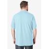 imageKingSize Mens Big ampamp Tall ShrinkLess Classic Cotton Polo ShirtIce Blue