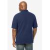 imageKingSize Mens Big ampamp Tall ShrinkLess Classic Cotton Polo ShirtNavy Flag Embroidery