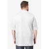 imageKingSize Mens Big ampamp Tall ShrinkLess Classic Cotton Polo ShirtWhite