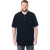 imageKingSize Mens Big ampamp Tall ShrinkLess Classic Cotton Polo ShirtBlack