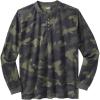 imageKingSize Mens Big ampamp Tall Tall WaffleKnit Thermal Henley TeeOlive Camo