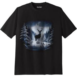 imageBoulder Creek by Kingsize Mens Big ampamp Tall Nature Graphic TeeWhat I Caught