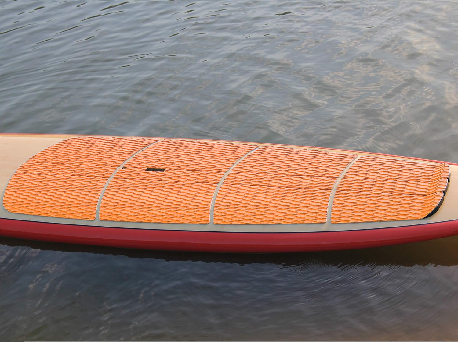 Abahub 12 Piece Surf SUP Deck Traction Pad Premium EVA with Tail Kicker 3M Adhesive for Paddleboard Longboard Surfboard BlackBlueGrayNavy BlueOrangeWhiteOrange