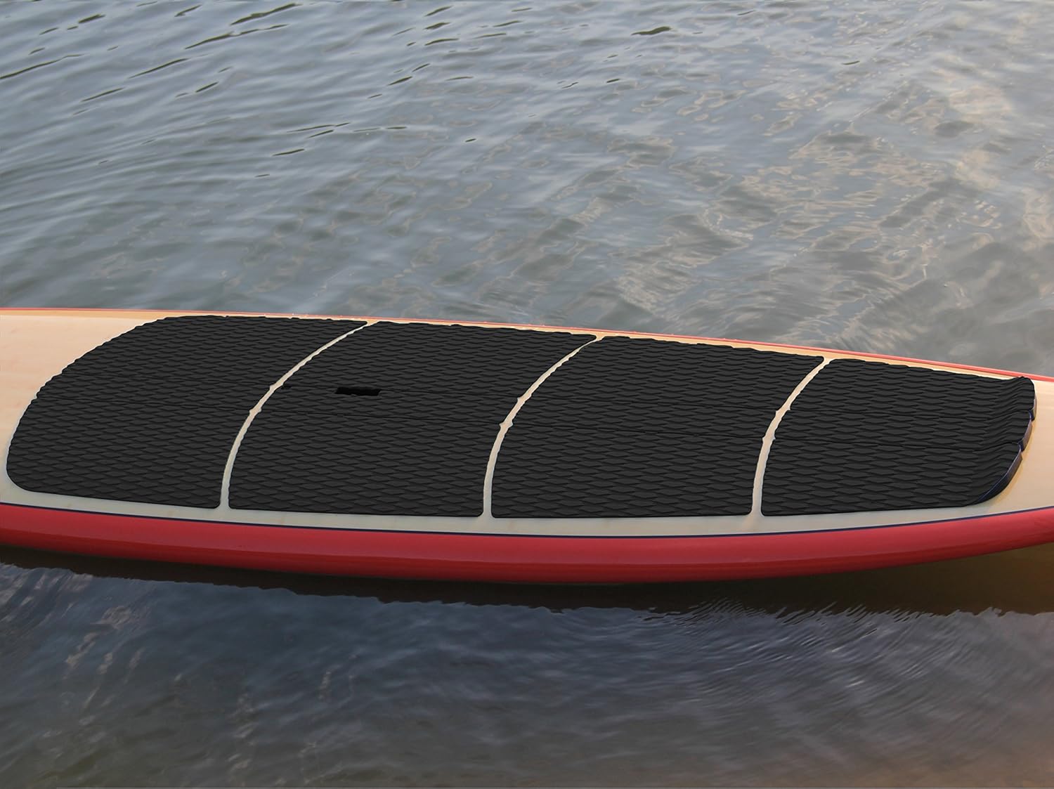 Abahub 12 Piece Surf SUP Deck Traction Pad Premium EVA with Tail Kicker 3M Adhesive for Paddleboard Longboard Surfboard BlackBlueGrayNavy BlueOrangeWhiteBlack
