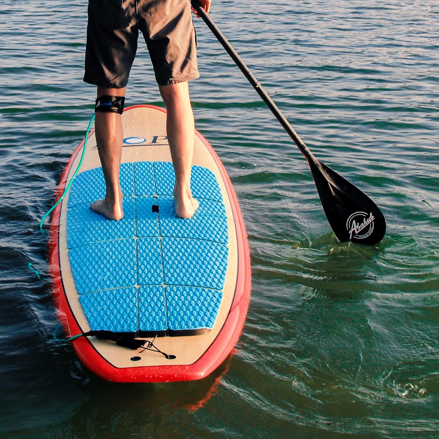 Abahub Carbon SUP Paddles 1 x 3 Section Adjustable 67quot  86quot Carbon Fiber Shaft Lightweight Standup Paddle Oars for Paddleboards with a Carrying BagCarbon Fiber Shaft  Black Plastic Blade