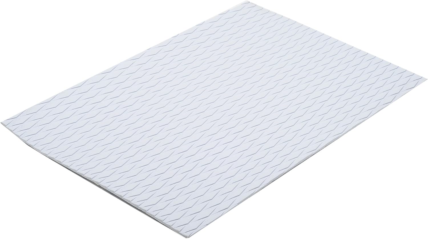 Abahub NonSlip Traction Pad 12 Pieces Deck Grip Mat 30in x 20in Trimmable EVA Sheet 3M Adhesive for Boat Kayak Skimboard Surfboard SUP BlackGrayWhiteGreenNavy BlueOrangeWhite