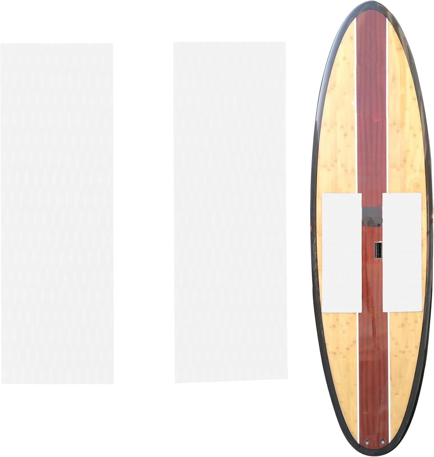 Abahub NonSlip Traction Pad 12 Pieces Deck Grip Mat 30in x 20in Trimmable EVA Sheet 3M Adhesive for Boat Kayak Skimboard Surfboard SUP BlackGrayWhiteGreenNavy BlueOrangeWhite