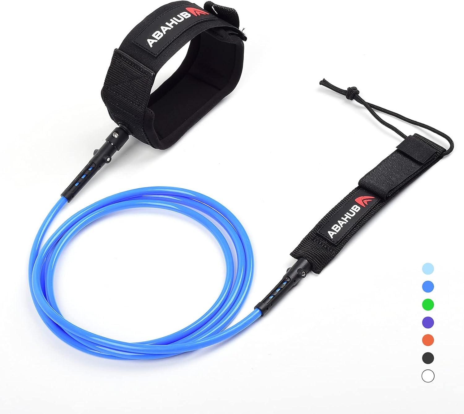 Abahub Premium Surfboard Leash 678910 ft Straight Surf Board Leashes 67mm Legrope Strap for Shortboard LongboardBlue