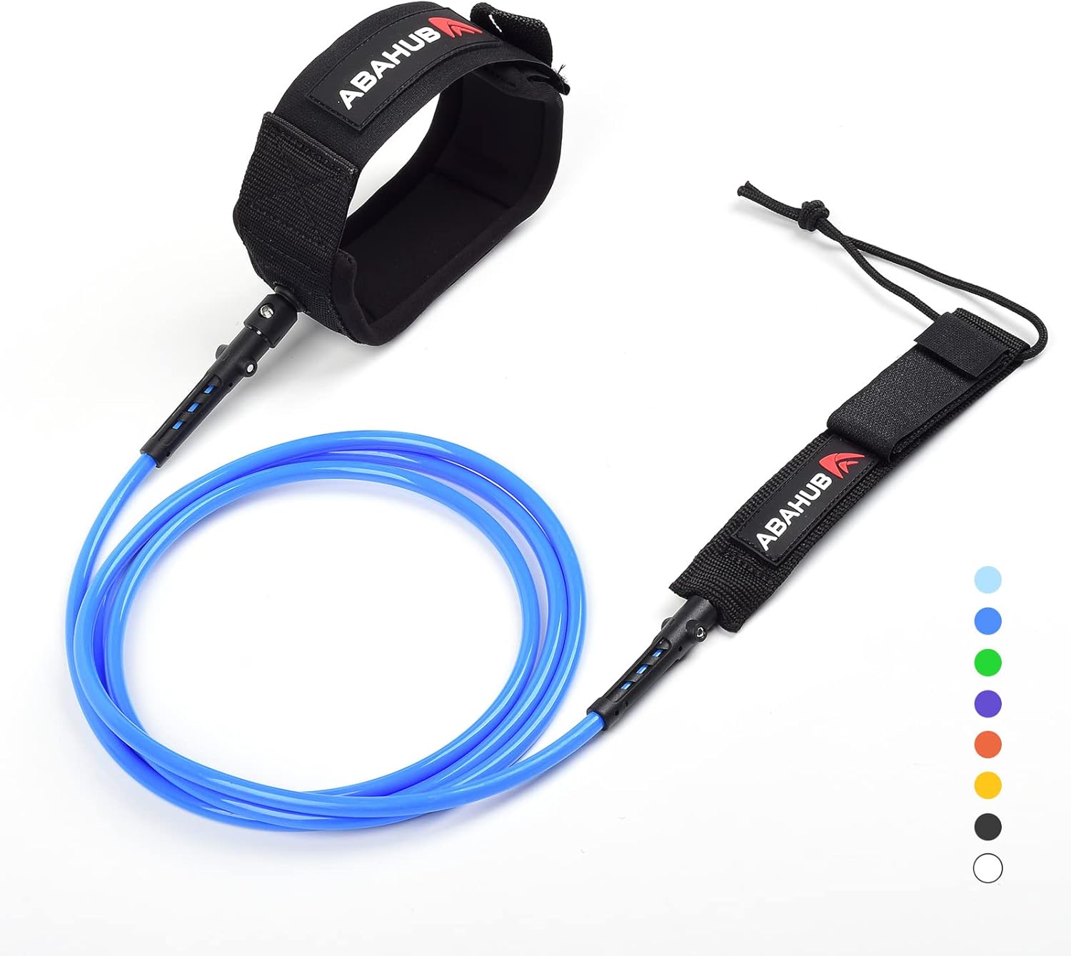 Abahub Premium Surfboard Leash 678910 ft Straight Surf Board Leashes 67mm Legrope Strap for Shortboard LongboardBlue