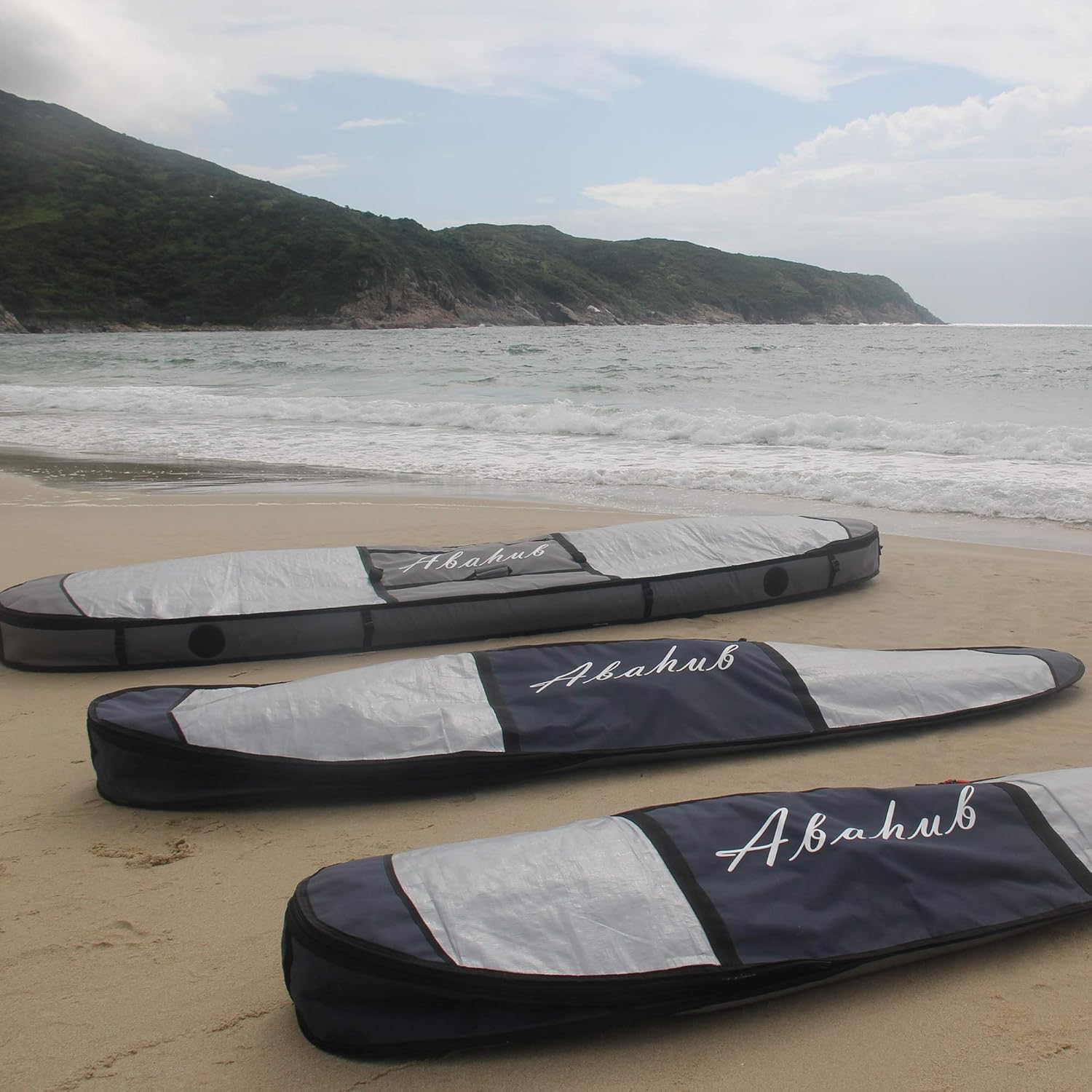 Abahub Premium Surfboard Travel Bag Foam Padded Surf Board Cover Shortboard Carrying Bags for Surfing Outdoor Airplane Car Truck60 66 70 76 80 86 90 96 100Dark Blue