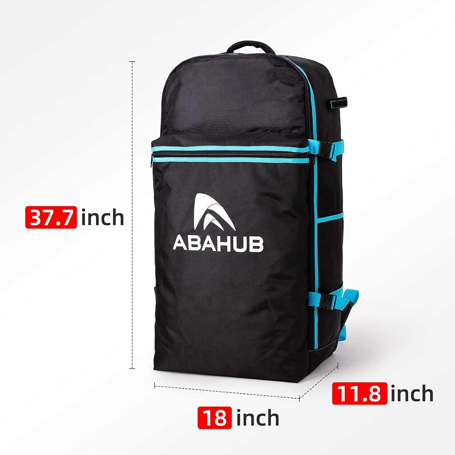Abahub Premium iSUP Bag Travel Carrying Backpack for Inflatable Stand Up Paddleboards Paddle Board Accessories Fits up to 13 ISUP