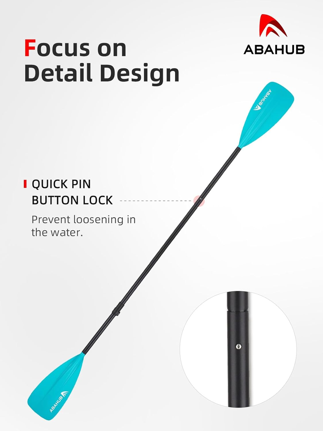 Abahub SUP Paddle  3 Piece Adjustable Paddles  Lightweight Standup Paddle Oars for Paddleboard Adjustable Aluminum Alloy Shaft 68quot  84quot BlackBlueGreenOrangeRedYellow Plastic Nylon Blade4 pcsteal