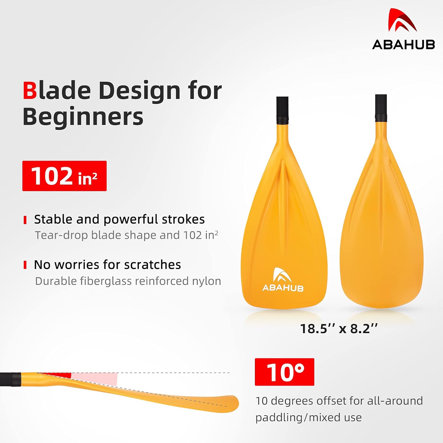 Abahub SUP Paddles  3 Piece Adjustable Stand up Paddle  Lightweight Oar for Paddleboard Aluminum Alloy PU Coated Shaft 68quot  84quot BlackBlueGreenOrangeRedYellow Plastic Nylon BladeYellow
