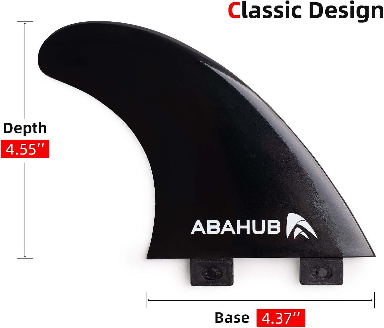 Abahub Surfboard Thruster Fins Set Compatible with FCS Style Fin Box Fiberglass Reinforced G5 Surf Fin 3 Fins for Surf Boards Surfing Longboard Shortboard with Screws and Key BlackBlueWhiteblack with screws and key