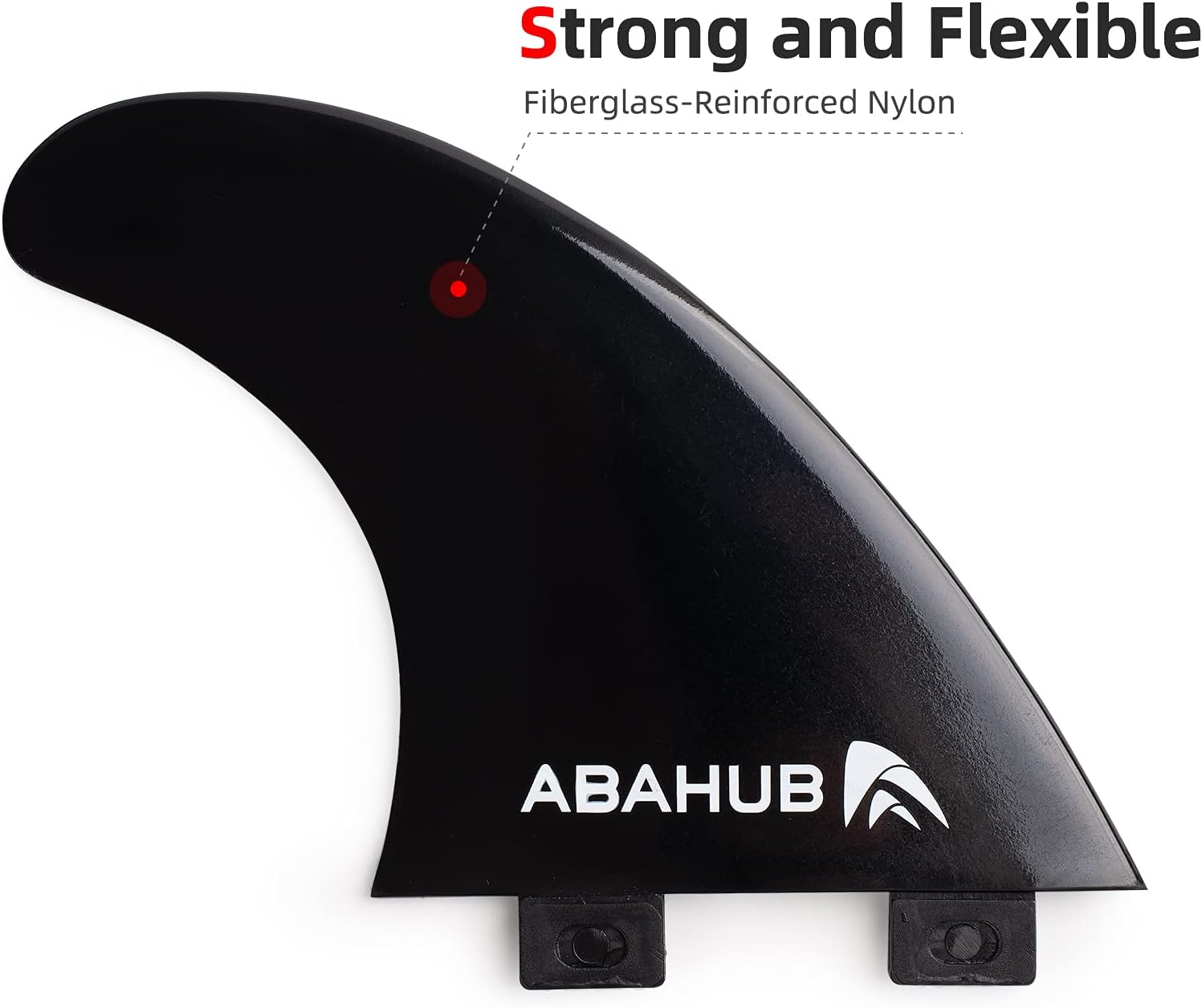 Abahub Surfboard Thruster Fins Set Compatible with FCS Style Fin Box Fiberglass Reinforced G5 Surf Fin 3 Fins for Surf Boards Surfing Longboard Shortboard with Screws and Key BlackBlueWhiteblack with screws and key