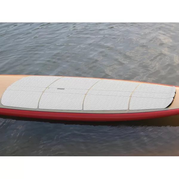 Abahub 12 Piece Surf SUP Deck Traction Pad Premium EVA with Tail Kicker 3M Adhesive for Paddleboard Longboard Surfboard BlackBlueGrayNavy BlueOrangeWhiteWhite