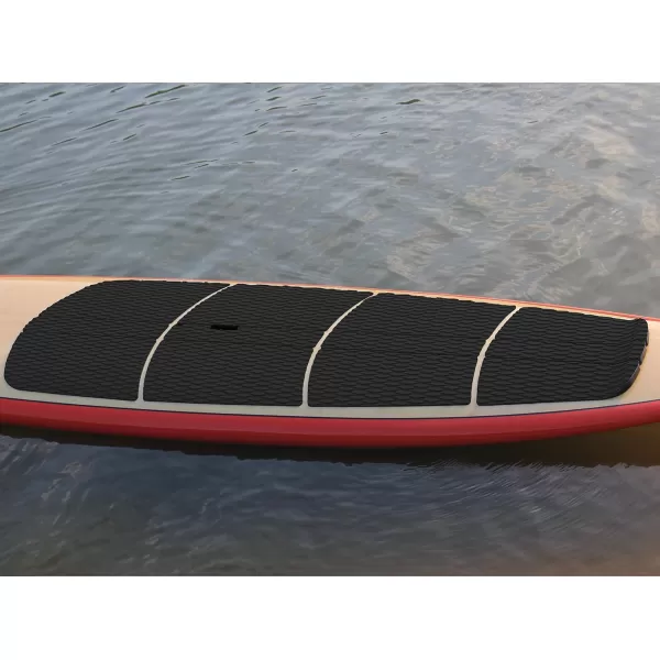 Abahub 12 Piece Surf SUP Deck Traction Pad Premium EVA with Tail Kicker 3M Adhesive for Paddleboard Longboard Surfboard BlackBlueGrayNavy BlueOrangeWhiteBlack