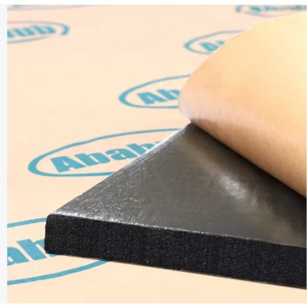 Abahub 236 mil 16 sqft Car Sound Deadener Hood Firewall Heat Shield Insulation Pad Automotive Sound Deadening Mat Aluminum Roll 59quotx39quot10 Ft x 3 Ft x 394mil
