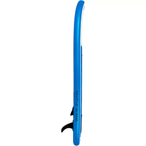 Abahub Inflatable SUP Wide 106quot x 31quot34quot x 106quot iSUP Blue Standup Paddleboard with Adjustable SUP Kayak Paddle for Yoga Paddle Board Kayaking Surf Canoe Fishing31 Blue lite