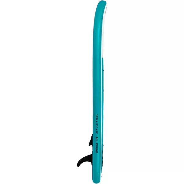 Abahub Inflatable SUP Wide 106quot x 31quot34quot x 106quot iSUP Blue Standup Paddleboard with Adjustable SUP Kayak Paddle for Yoga Paddle Board Kayaking Surf Canoe Fishing31 Green lite