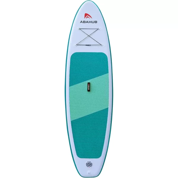 Abahub Inflatable SUP Wide 106quot x 31quot34quot x 106quot iSUP Blue Standup Paddleboard with Adjustable SUP Kayak Paddle for Yoga Paddle Board Kayaking Surf Canoe Fishing31 Green lite