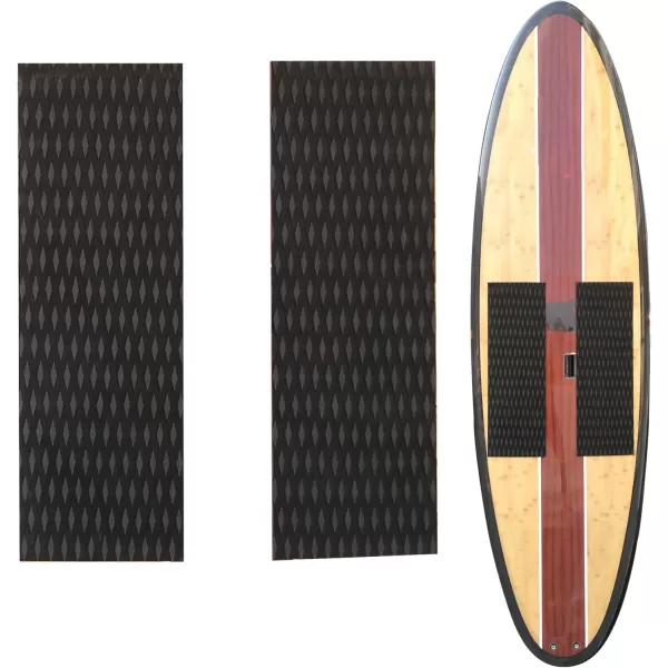 Abahub NonSlip Traction Pad 12 Pieces Deck Grip Mat 30in x 20in Trimmable EVA Sheet 3M Adhesive for Boat Kayak Skimboard Surfboard SUP BlackGrayWhiteGreenNavy BlueOrangeBlack