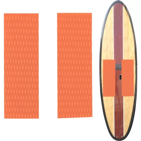 Abahub NonSlip Traction Pad 12 Pieces Deck Grip Mat 30in x 20in Trimmable EVA Sheet 3M Adhesive for Boat Kayak Skimboard Surfboard SUP BlackGrayWhiteGreenNavy BlueOrangeOrange