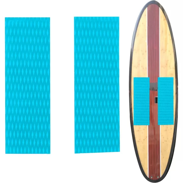 Abahub NonSlip Traction Pad 12 Pieces Deck Grip Mat 30in x 20in Trimmable EVA Sheet 3M Adhesive for Boat Kayak Skimboard Surfboard SUP BlackGrayWhiteGreenNavy BlueOrangeBlue