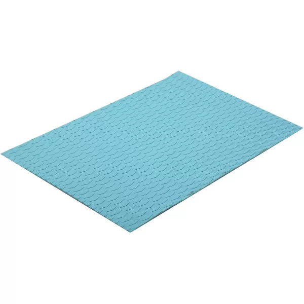 Abahub NonSlip Traction Pad 12 Pieces Deck Grip Mat 30in x 20in Trimmable EVA Sheet 3M Adhesive for Boat Kayak Skimboard Surfboard SUP BlackGrayWhiteGreenNavy BlueOrangeBlue