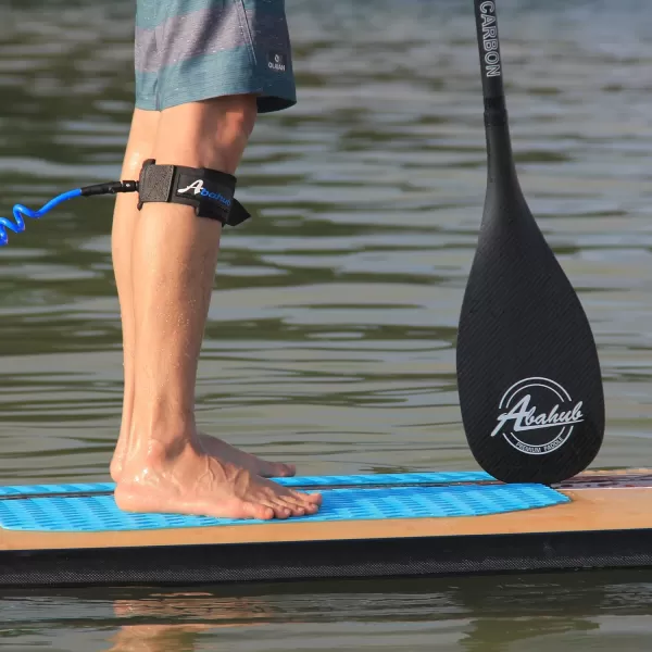 Abahub Premium Carbon Fiber SUP Paddle 3Piece Adjustable Stand Up Paddle Full Carbon Shaft ampamp Blade  Bag