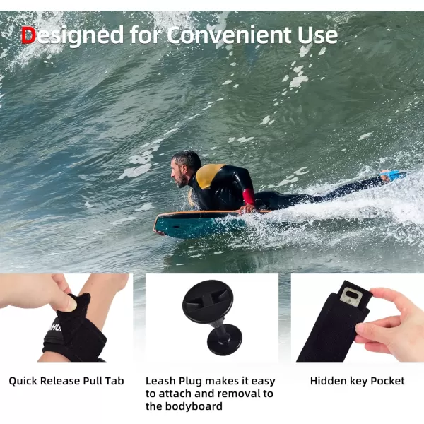 Abahub Premium Coil SUP Leash 10 ft Coiled Paddle Board Leashes 72mm Thick Legrope Strap for Longboard Surfboards Standup Paddleboards iSUP Replacement Leg Rope 8 Colors4ftClear Black Core