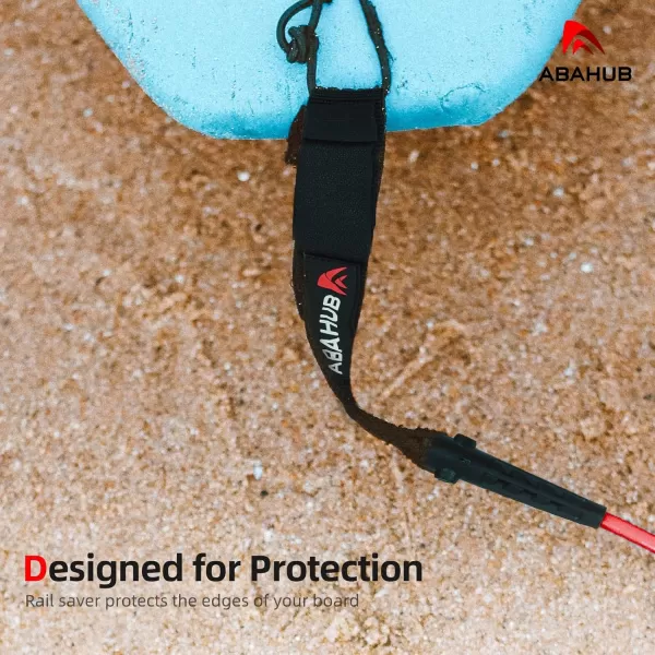 Abahub Premium Coil SUP Leash 10 ft Coiled Paddle Board Leashes 72mm Thick Legrope Strap for Longboard Surfboards Standup Paddleboards iSUP Replacement Leg Rope 8 Colorswhite