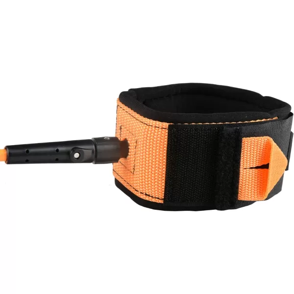Abahub Premium Coil SUP Leash 10 ft Coiled Paddle Board Leashes 72mm Thick Legrope Strap for Longboard Surfboards Standup Paddleboards iSUP Replacement Leg Rope 8 Colorsorange
