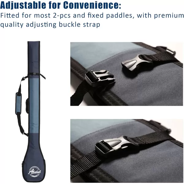 Abahub Premium SUP Paddle Bag for 2 Piece Adjustable Stand Up Paddles Fixed Carbon Paddle
