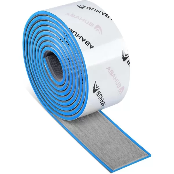 Abahub EVA Foam Boat Decking 96x4563628824168 48x168 SelfAdhesive Faux Teak Marine Flooring Sheet Traction Pad for Boats Surfboard Swim Platform RV FloorGray with Blue LinesBorder