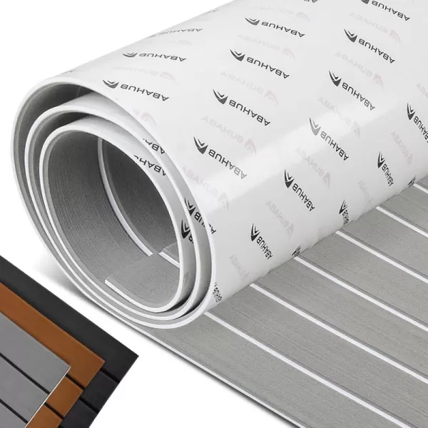 Gray with White Lines