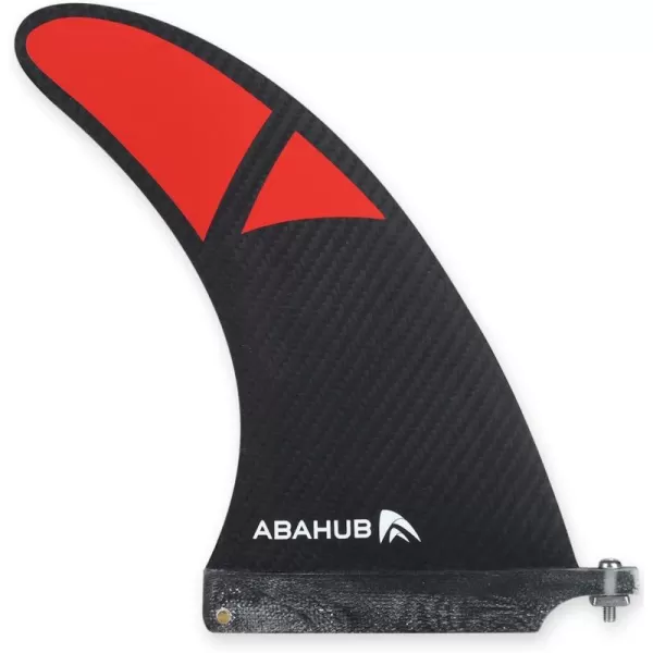 imageAbahub 8 SUP Single Center Fin with 1 No Tool Fin Screw Fiberglass Reinforeced 8 inch SUP Replacement Fins for Surfboard Standup Paddle Board Longboard BlackBlueWhiteCarbon Fiber