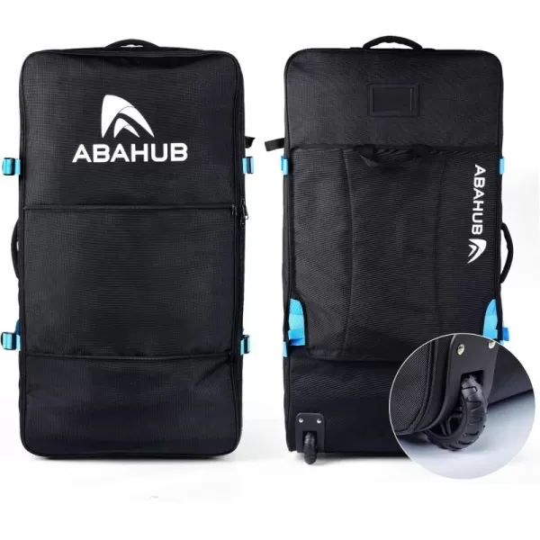 imageAbahub Premium iSUP Bag Travel Carrying Backpack for Inflatable Stand Up Paddleboards Paddle Board Accessories Fits up to 12 ISUPisup bag with wheels